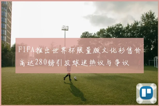 FIFA推出世界杯限量版文化衫售价高达280镑引发球迷热议与争议